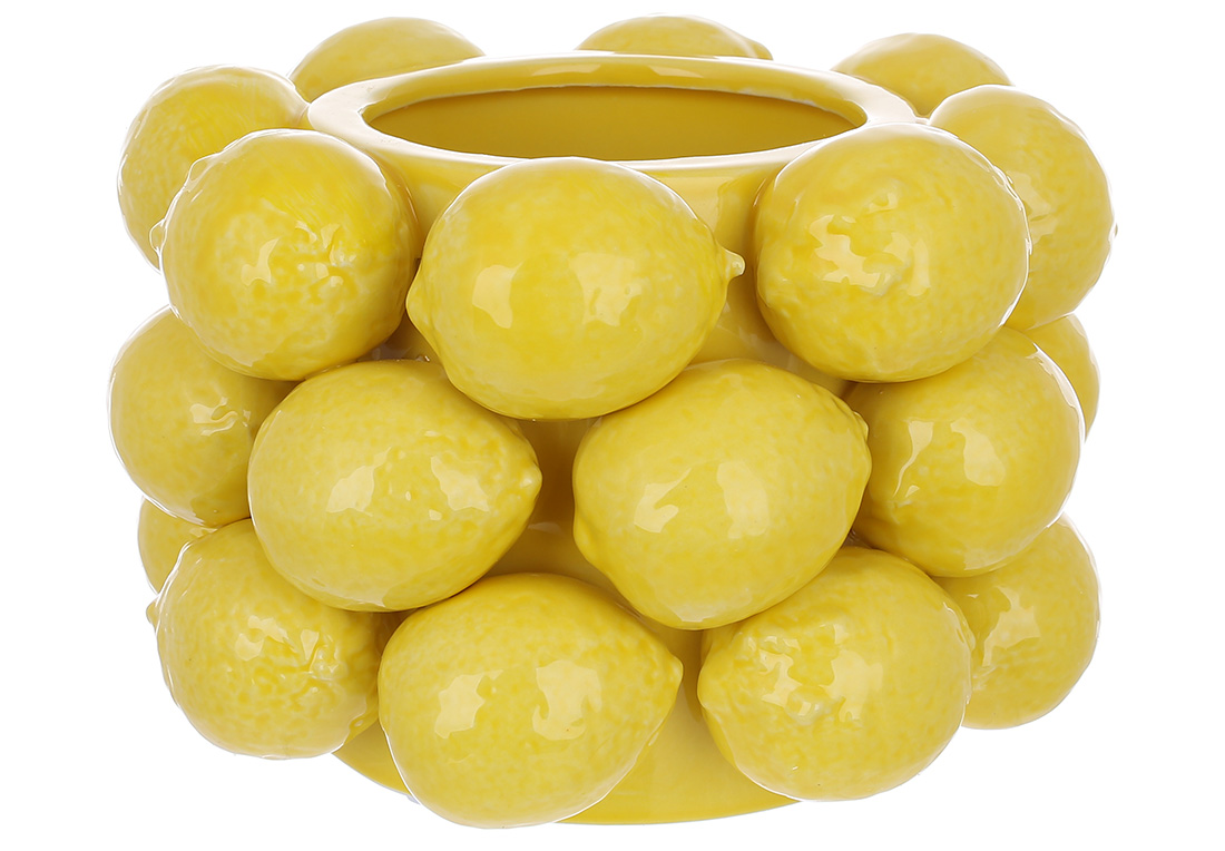 457_324 Ваза порцелянова Lemon 21 см, 457-324