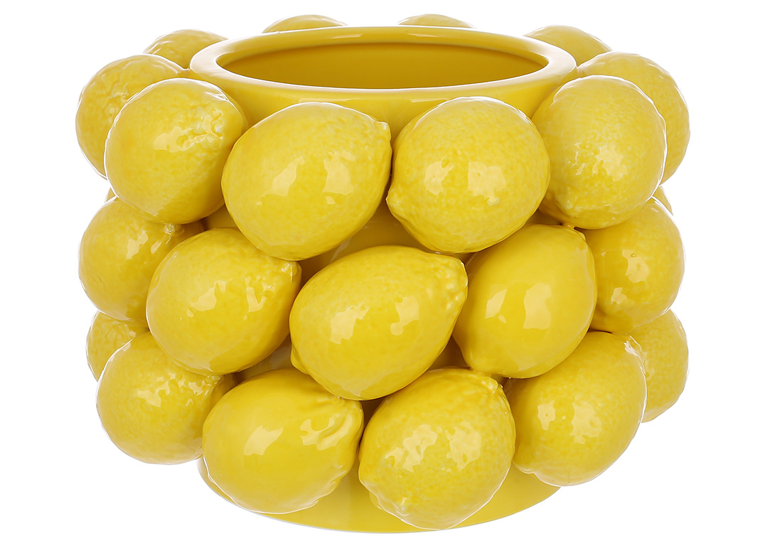 457_325 Ваза порцелянова Lemon 26 см, 457-325