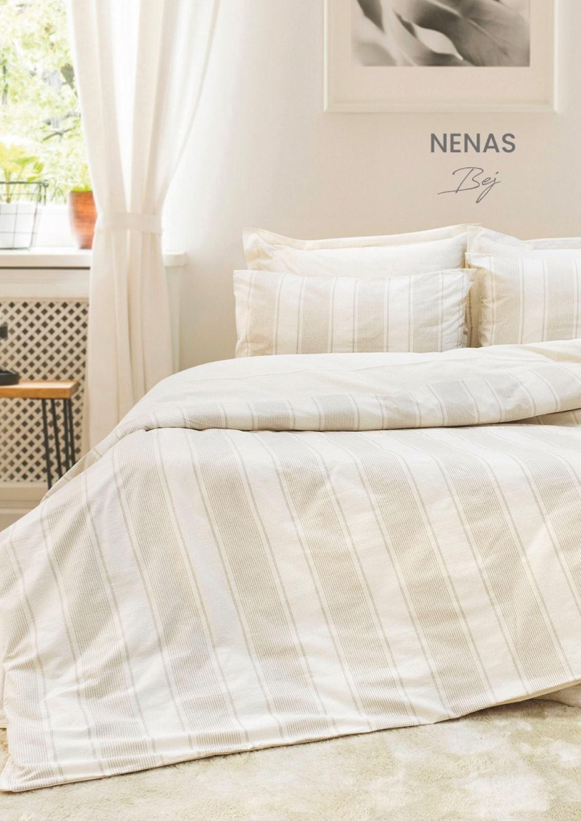 Postilna-bilyzna-Saheser-Nenas-bej-yevro-200h220 Постільна білизна Nenas bej євро 200х220, 30321