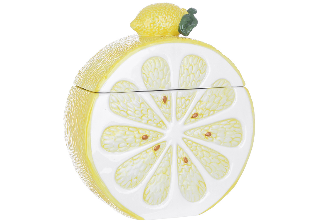 928_103 Банка керамічна Lemon 900мл, 928-103