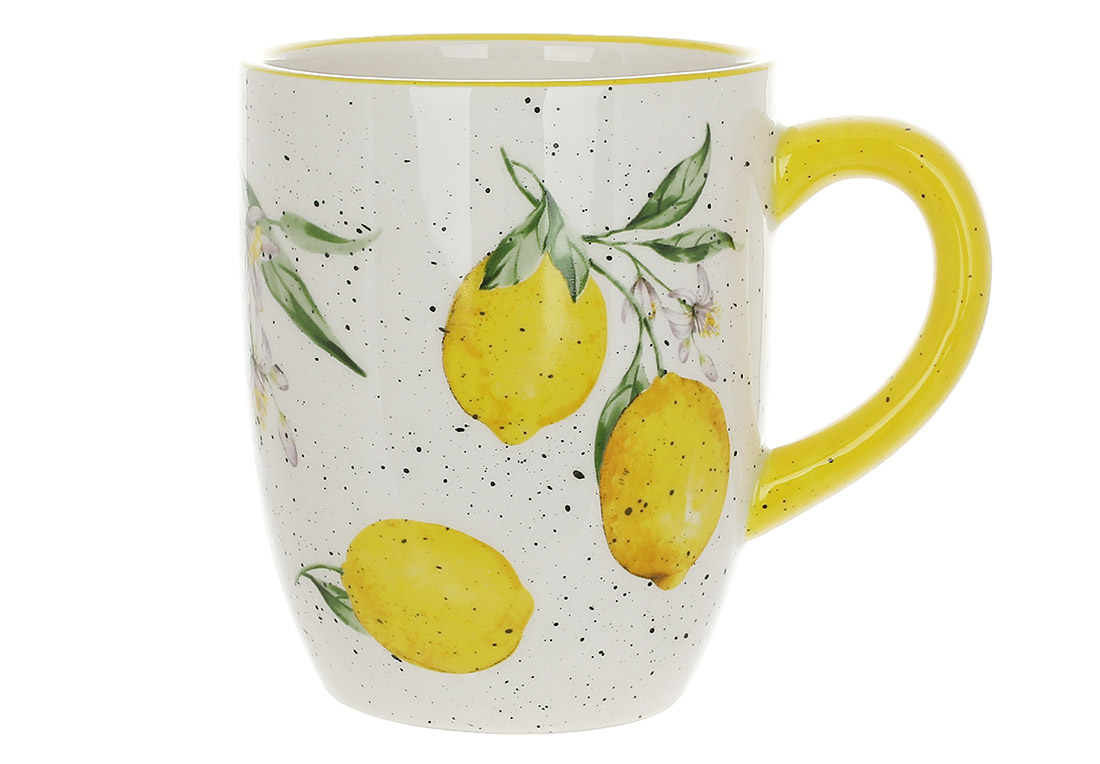 DM007_LM Кружка керамічна Lemon 350мл, DM007-LM