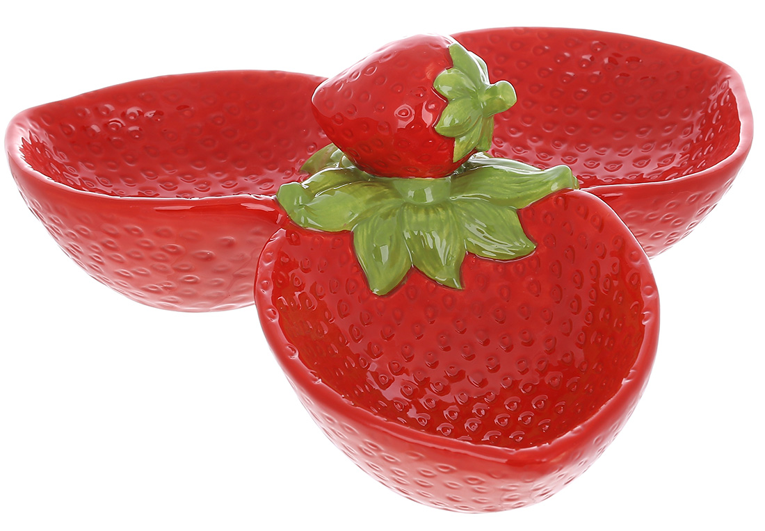 928_043 Менажниця керамічна Strawberry 24см, 928-043