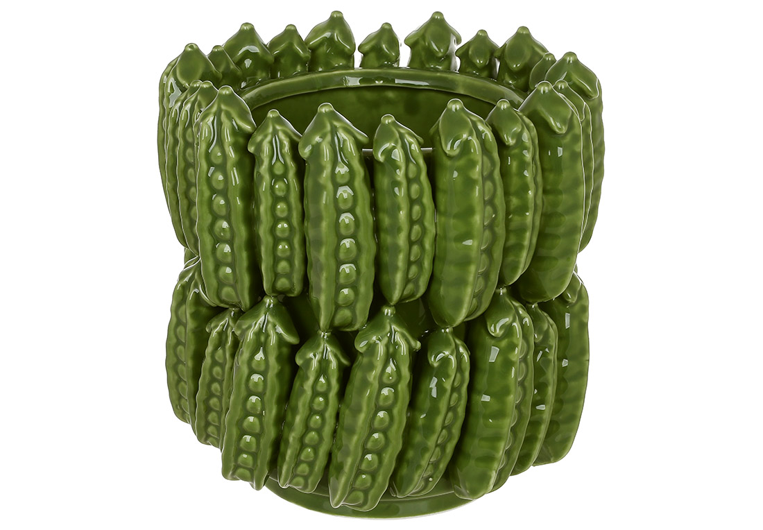 457_353 Ваза порцелянова Peas 17см, 457-353