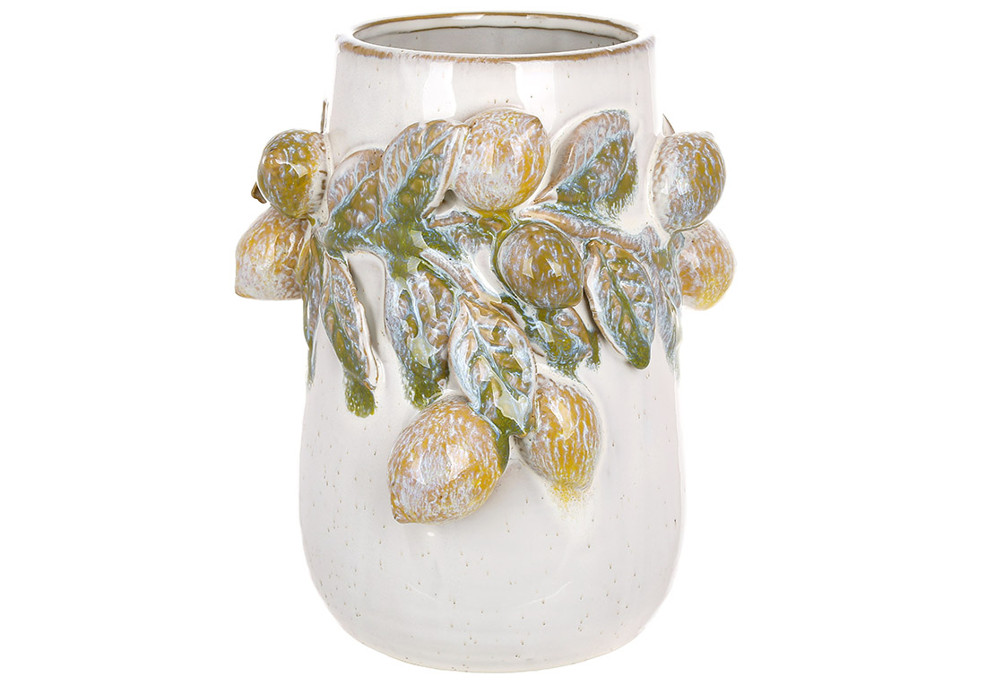 148_008 Ваза керамічна 21см Lemon Antique, 148-008