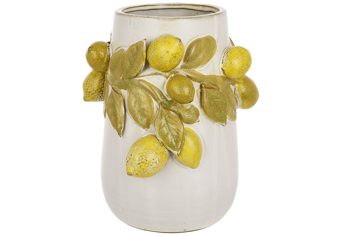 148_009 Ваза керамічна 21см Lemon, 148-009