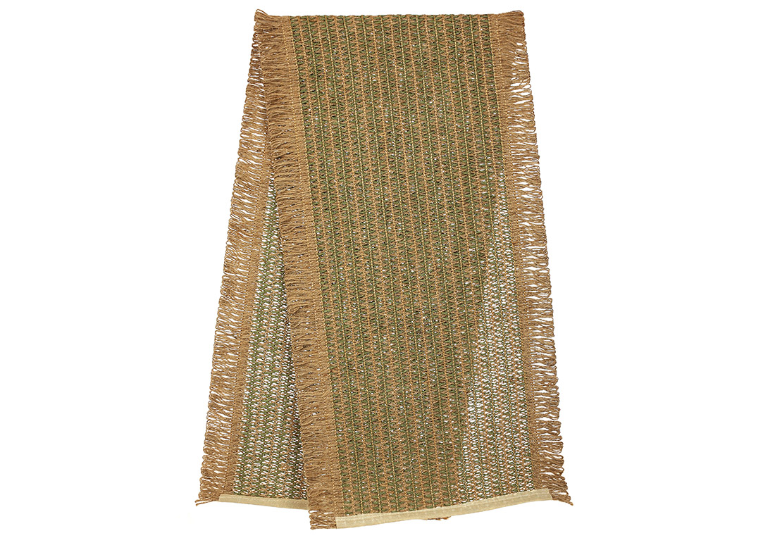 445_209 Ранер сервірувальний 30*120см з окантовкою Rustic Green, 445-209