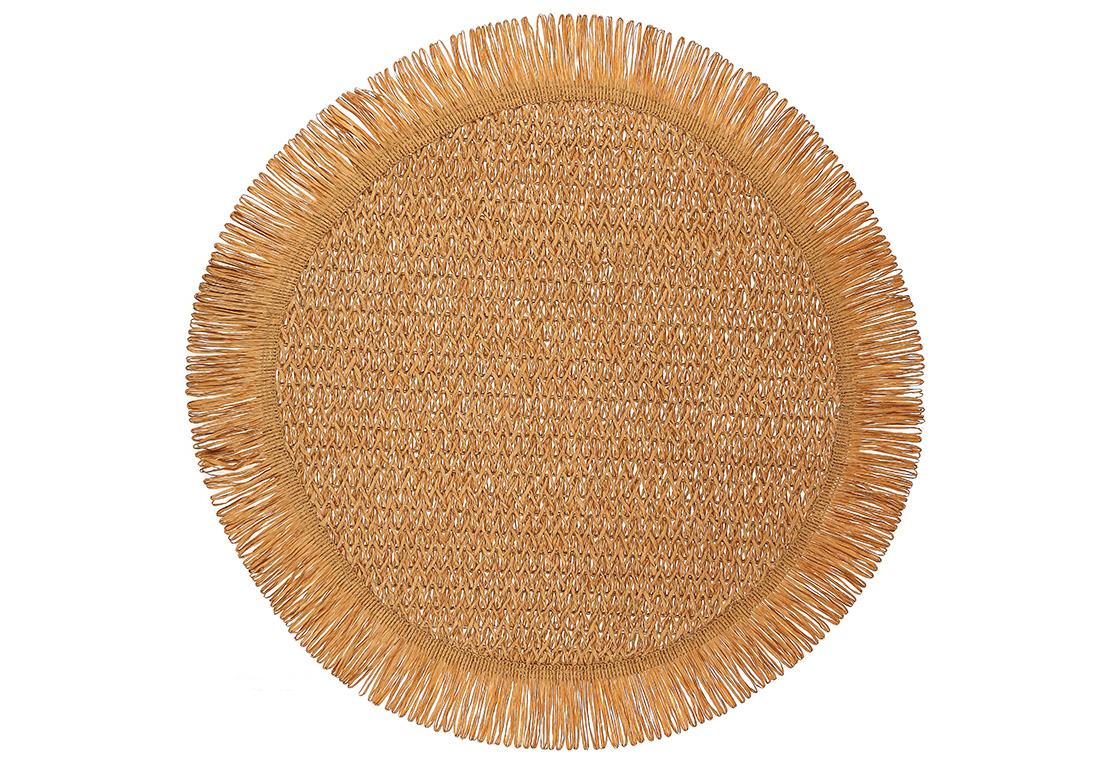 445_235 Набір з 4х сервірувальних серветок (плейсмат) D38см Rustic Brown, 445-235