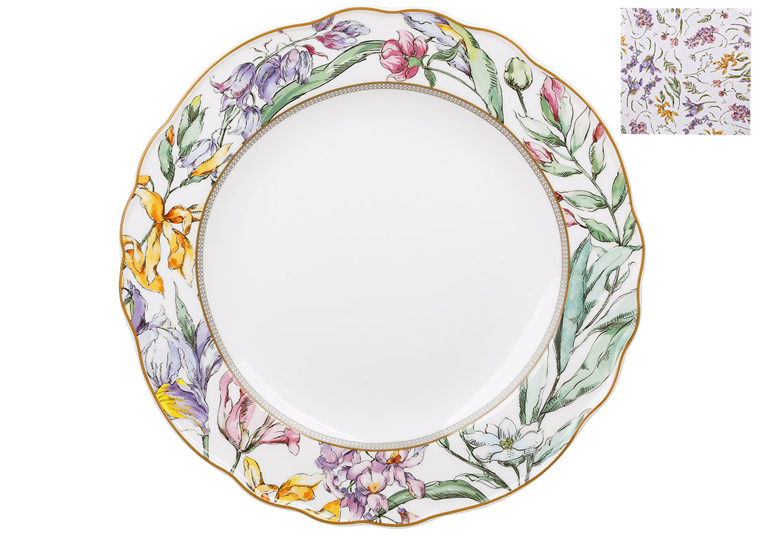498_335 Набір з 2х порцелянових тарілок D26см Wisteria Garden, 498-335