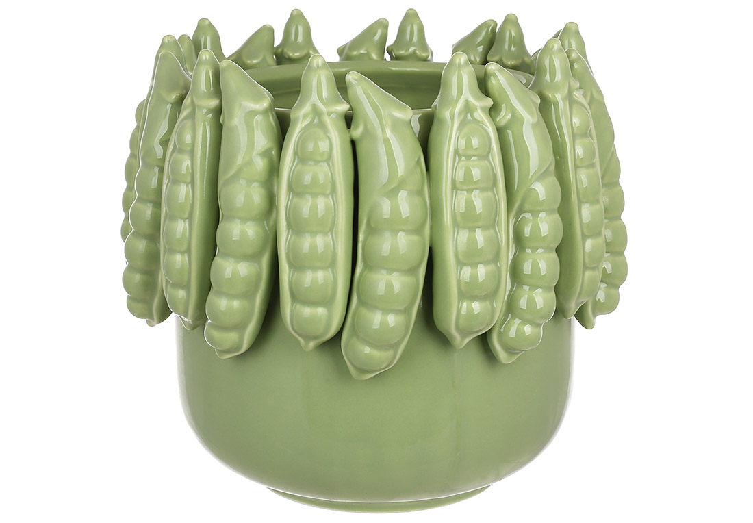 998_018 Ваза керамічна Peas 20см, 998-018