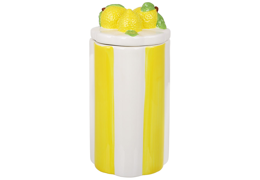 304_054 Банка керамічна 21см Lemon, 304-054