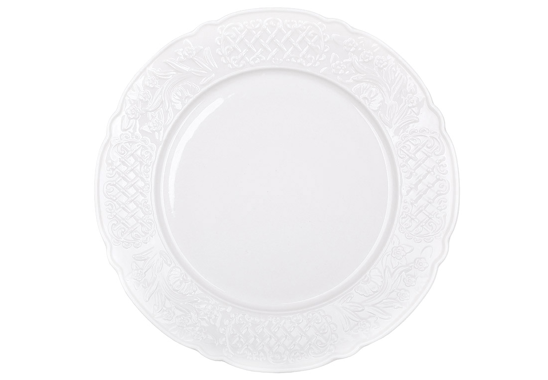 988_579 Набір з 6ти тарілок порцелянових 20.5см Lace Garden, 988-579