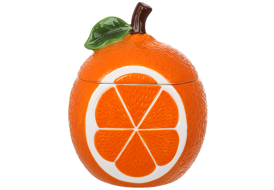 304_087 Керамічна банка для зберігання Orange 700мл, 304-087