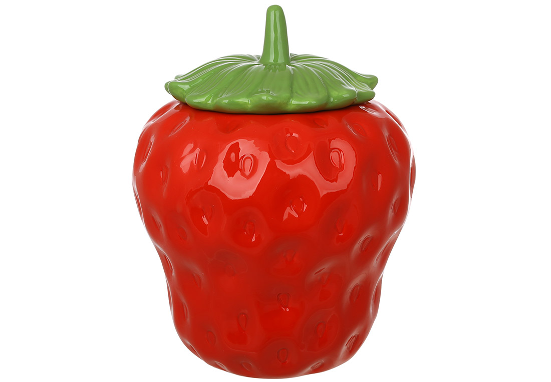 304_088 Керамічна банка для зберігання Strawberries 1.2л, 304-088