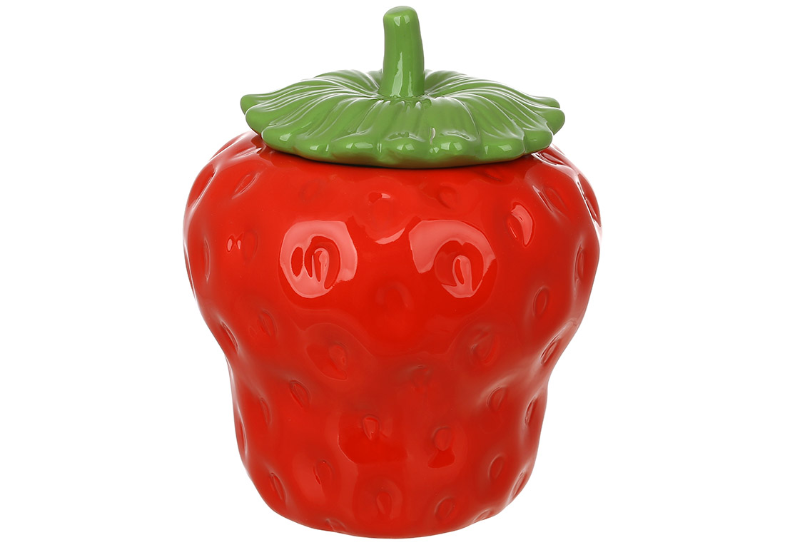 304_090 Керамічна банка для зберігання Strawberries 300мл, 304-090